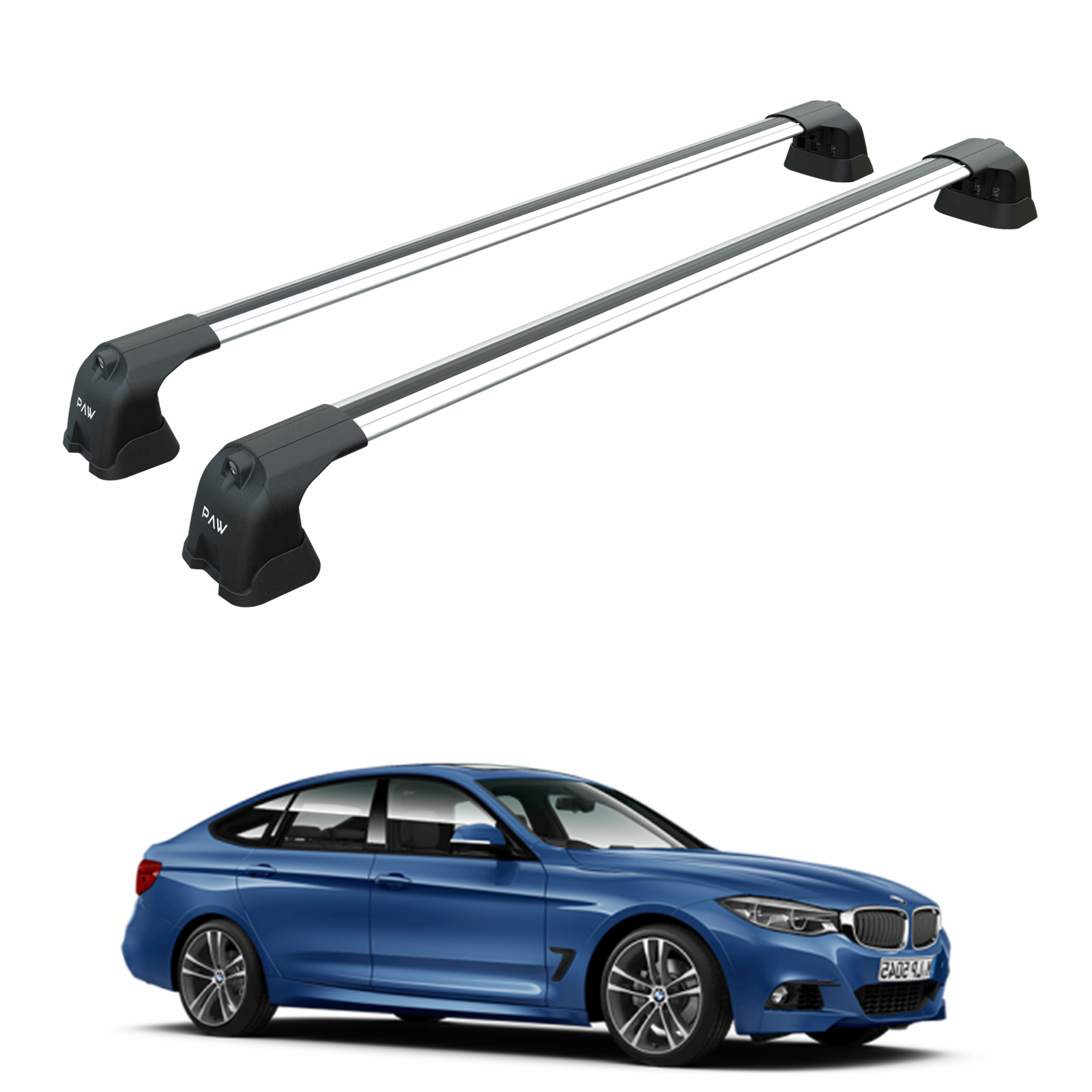 For Bmw 3 GT F34 2013-2019 Roof Rack Cross Bars Fix Point Silver For Bmw 3 GT F34 2013-2019 Roof Rack Cross Bars Fix Point Silver